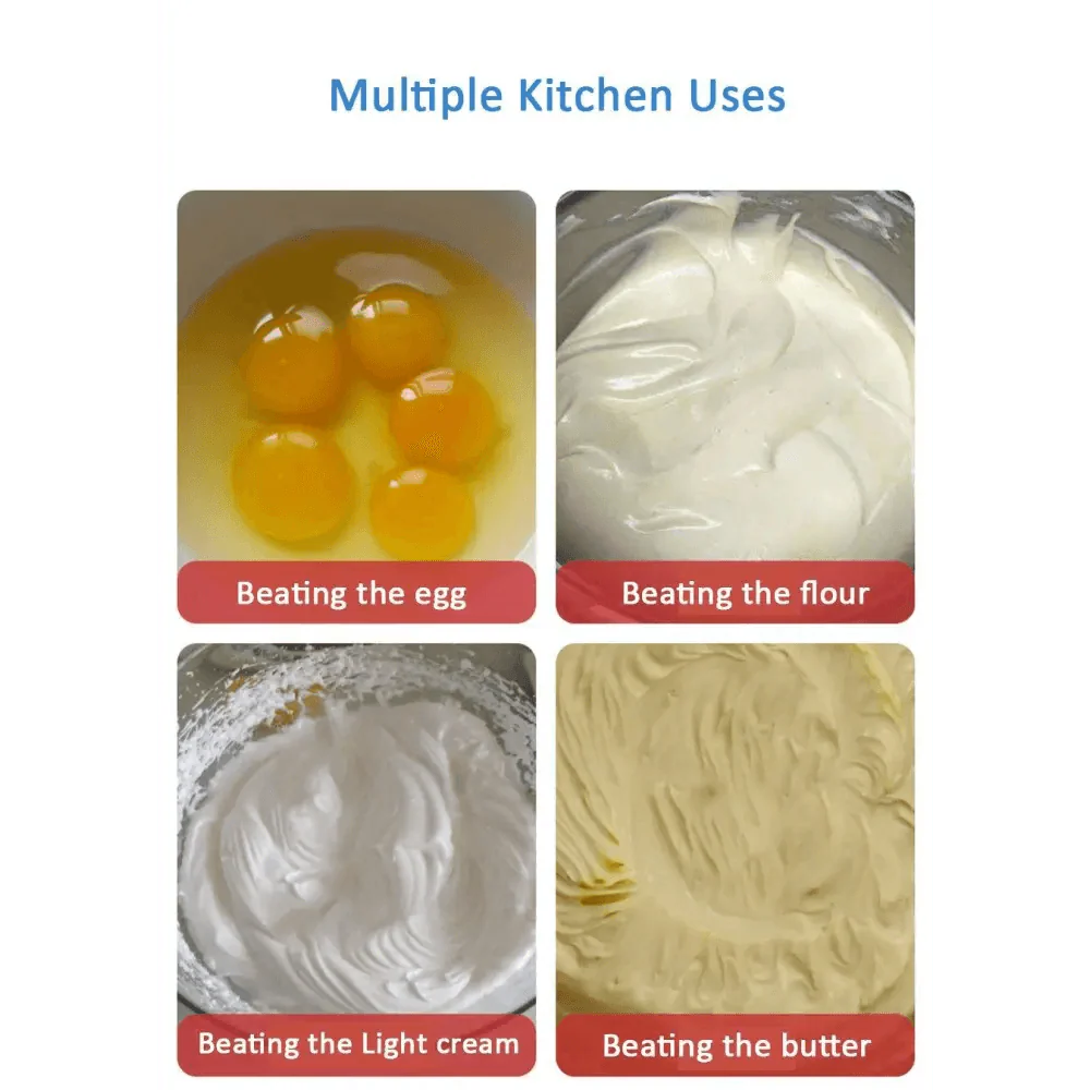 Unique Design Semi-automatic Egg Beater 304 Stainless Steel Egg Whisk Manual Hand Mixer Self Turning Egg Stirrer Kitchen Accessories Egg Tools