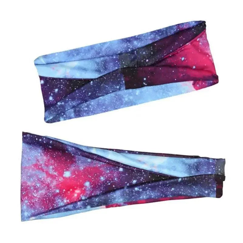 Unique Design Women's Summer Hair Bands Print Headband Stylish Cross Turban Bandanas Hair Accessories Headwrap Headwear Gift