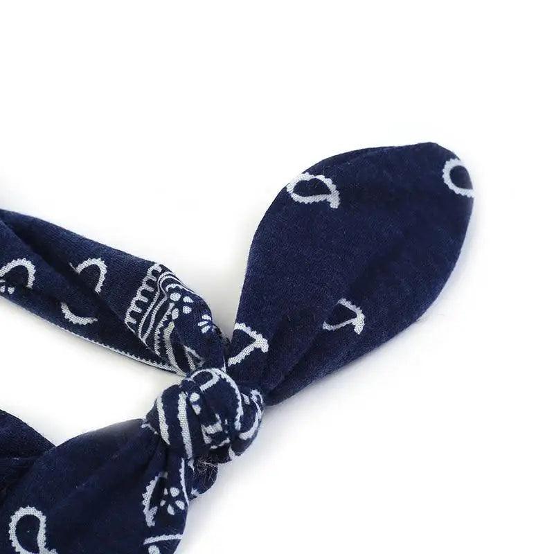 Unique Style Women's Soft Solid Print Headbands Vintage Cross Knot Elastic Hairbands Bandanas Girls Hair Bands Hair Accessories