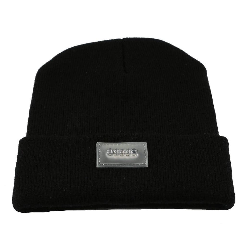 Unisex 5 LED Knitted Beanie Winter Warm Hat