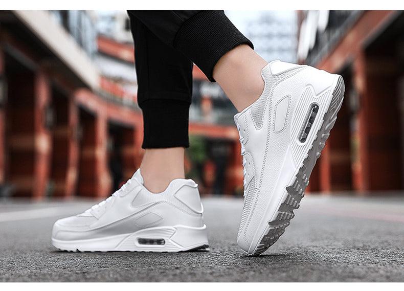 Unisex Air Cushion Sneakers Men's Colorful Casual  Fashion Jogging Sneakers Outdoor Sports Sneakers Lace Up Unisex Walk Women's Air Athletic Running Sneakers