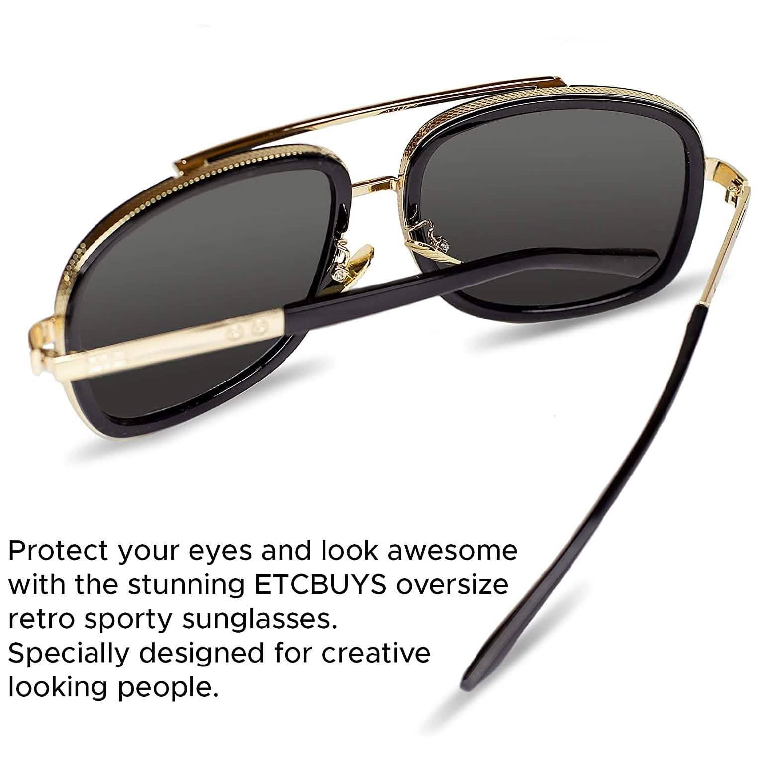Unisex Big Frame HD Sunglasses