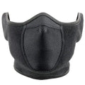 Unisex Breathable Black Half Ski Windproof Sport Mask Face Cover Ear Warmer For Winter Weather Men Running Thermal Masks Scarf Snowboard Ski Mask Neck Warmer