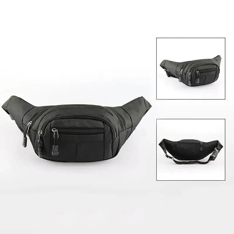 Unisex Casual Chest Belt Simple Waist Bag Adjustable Fanny Pack Pouch Outdoors Traveling Bag