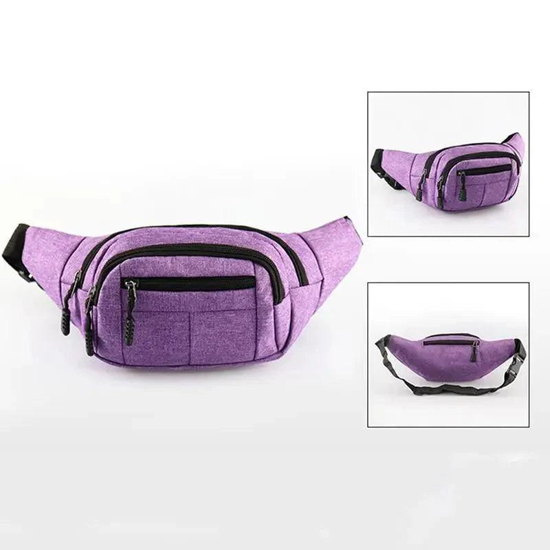 Unisex Casual Chest Belt Simple Waist Bag Adjustable Fanny Pack Pouch Outdoors Traveling Bag