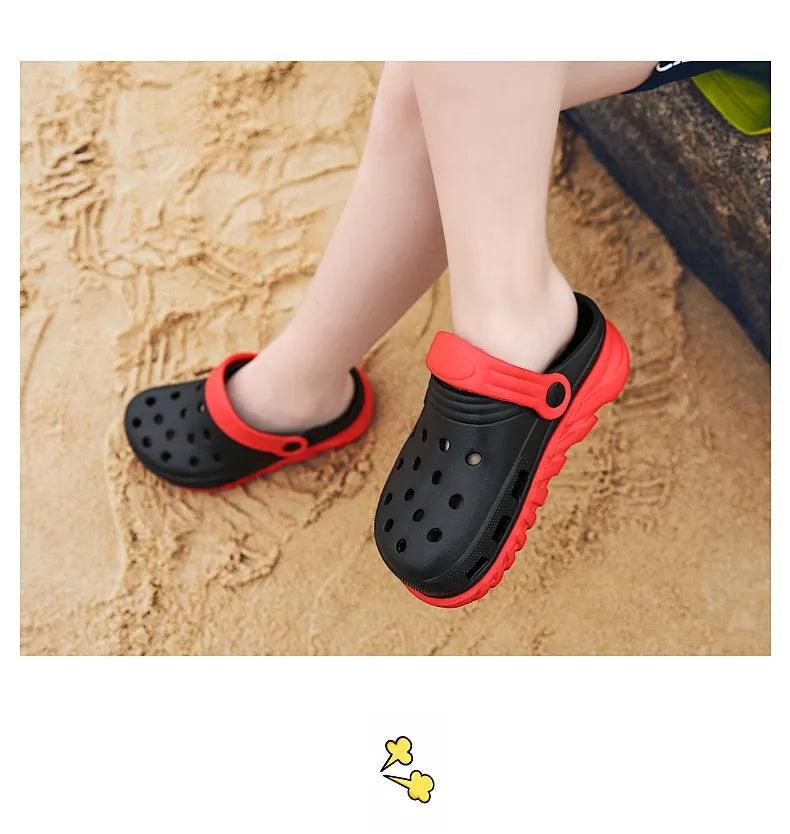 Unisex Childrens Sandals Breathable Shoes For Boys And Girls Cool Shoes Toddlers Clogs Child Summer Slides Slippers Indoor Outdoor Beach Pool Shower Colorful Sandals