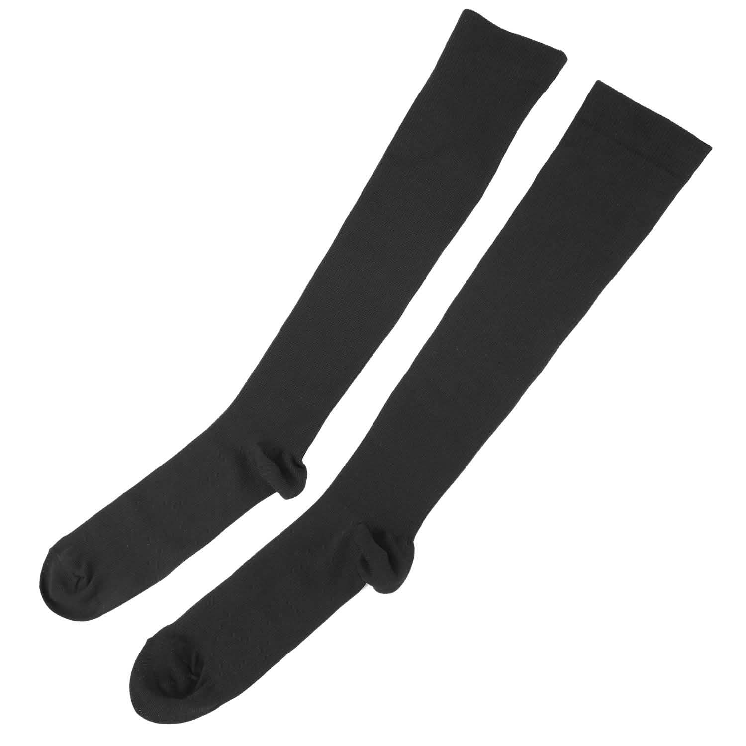 Unisex Compression Socks 15-20 mmHg Graduated Support Sports Fitness