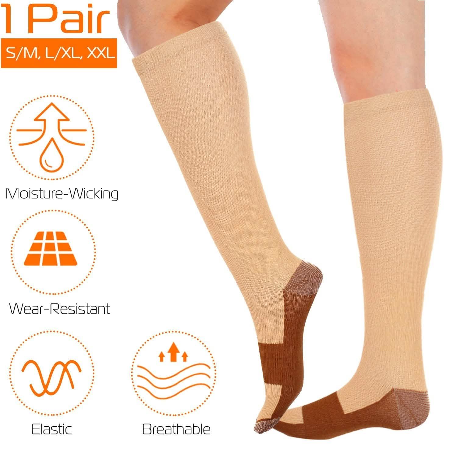Unisex Copper Compression Socks