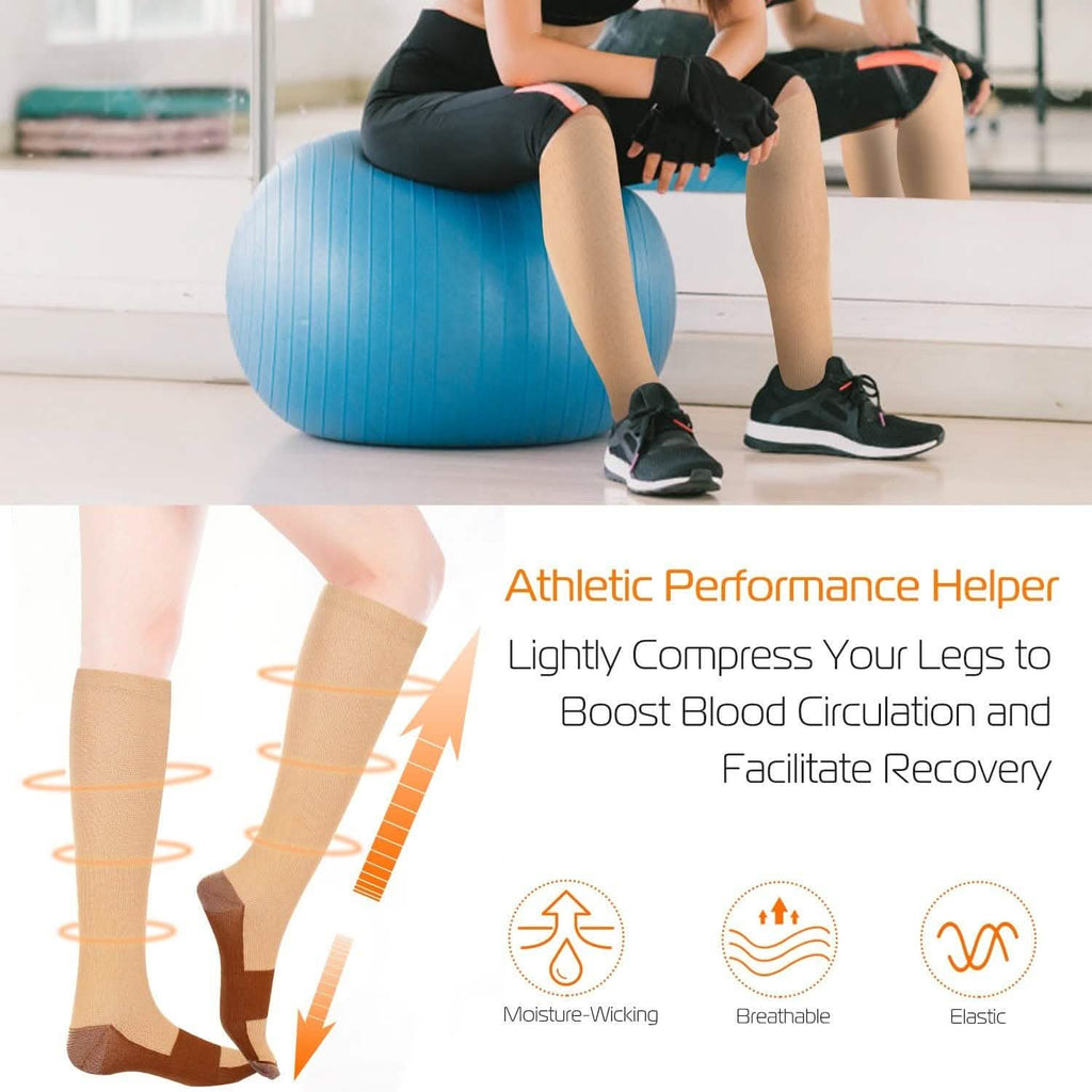 Unisex Copper Compression Socks