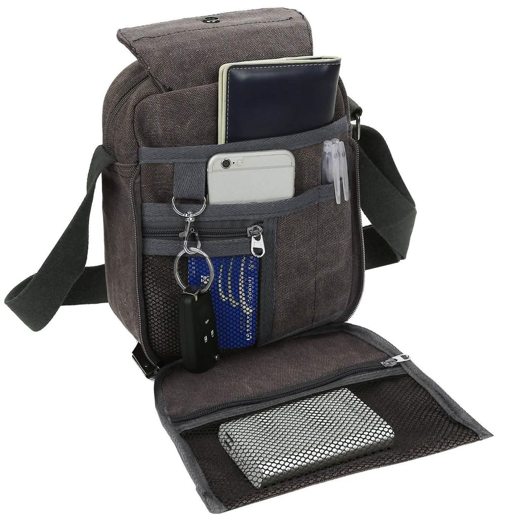 Unisex Crossbody Bags Canvas