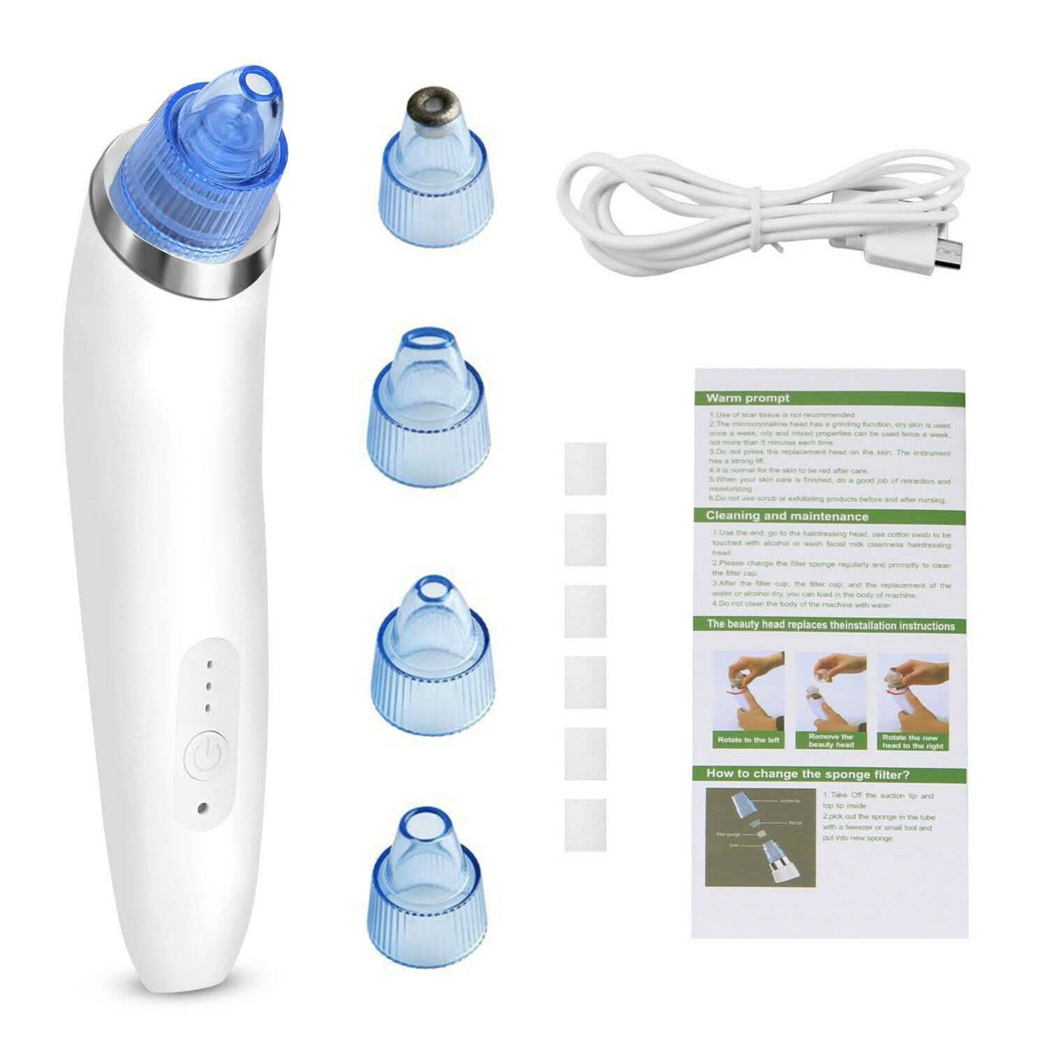 Unisex Electric Blackhead Remover Facial Skin Pore Cleaner