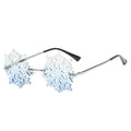 Unisex Elegant Diamond Shape Rimless Sunglasses Vintage Sun Glasses Cute Designs Excellent Gift For Summer