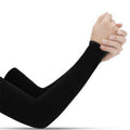 Unisex One Size Compression Cooling Sleeves UV Sun Protection Cooling Arm Sleeves With Thumb Hole Compression Sports Tattoo Cover Up Sleeve For Sports Long Arm Cover Anti-Slip Warmers Outdoor Sports Sunblock Cover