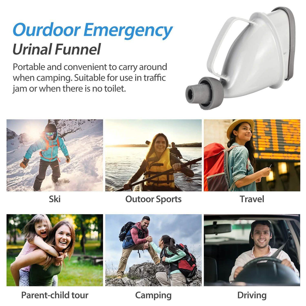 Unisex Potty Pee Funnel Adult Emergency Urinal Device