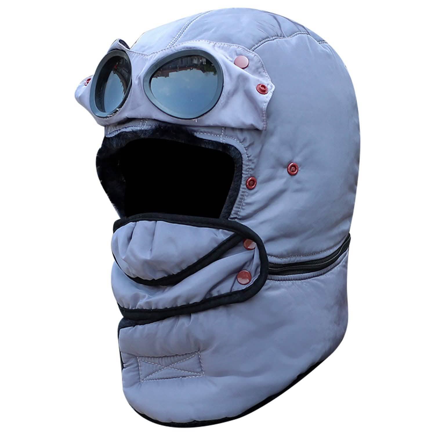 Unisex Thermal Winter Goggles Hat
