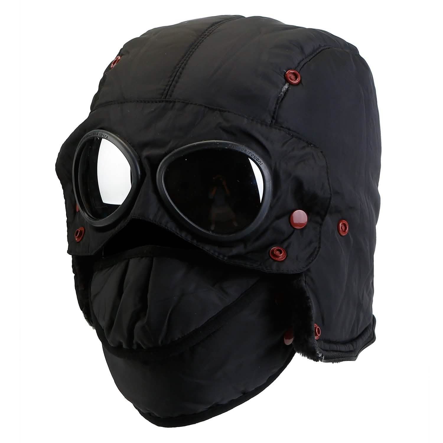 Unisex Thermal Winter Goggles Hat
