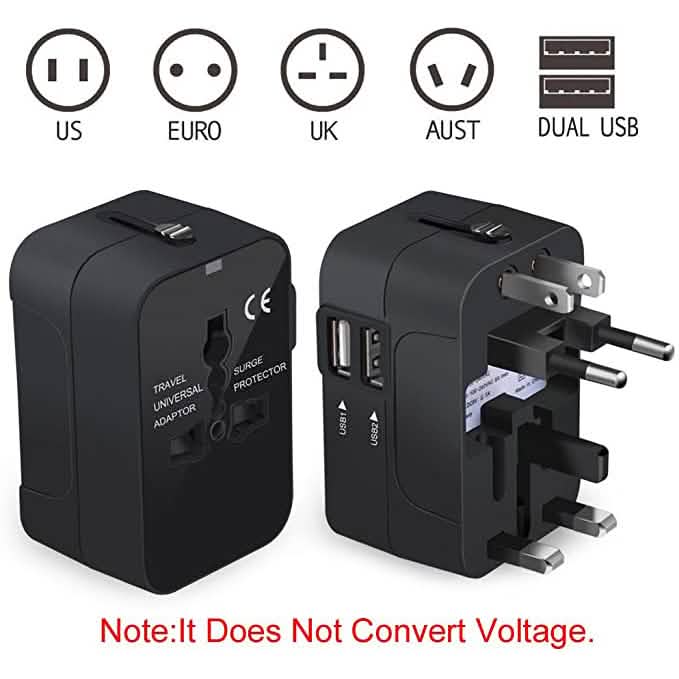 Universal All in One Worldwide Travel Adapter