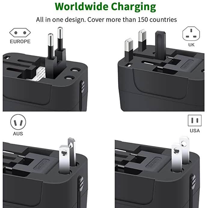 Universal All in One Worldwide Travel Adapter