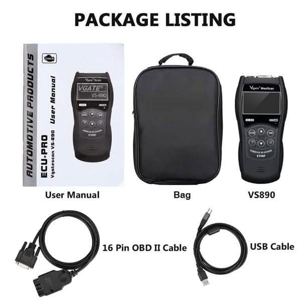 Universal Car Fault Reader Code Scanner Diagnostic Tool OBD 2 SCAN Reset Tool
