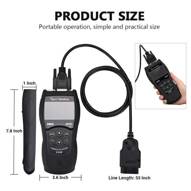 Universal Car Fault Reader Code Scanner Diagnostic Tool OBD 2 SCAN Reset Tool