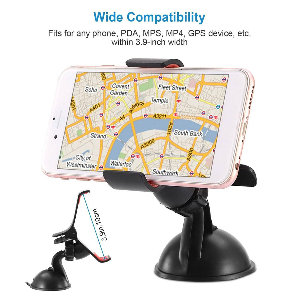 Universal Car Phone Holder 360° Rotation