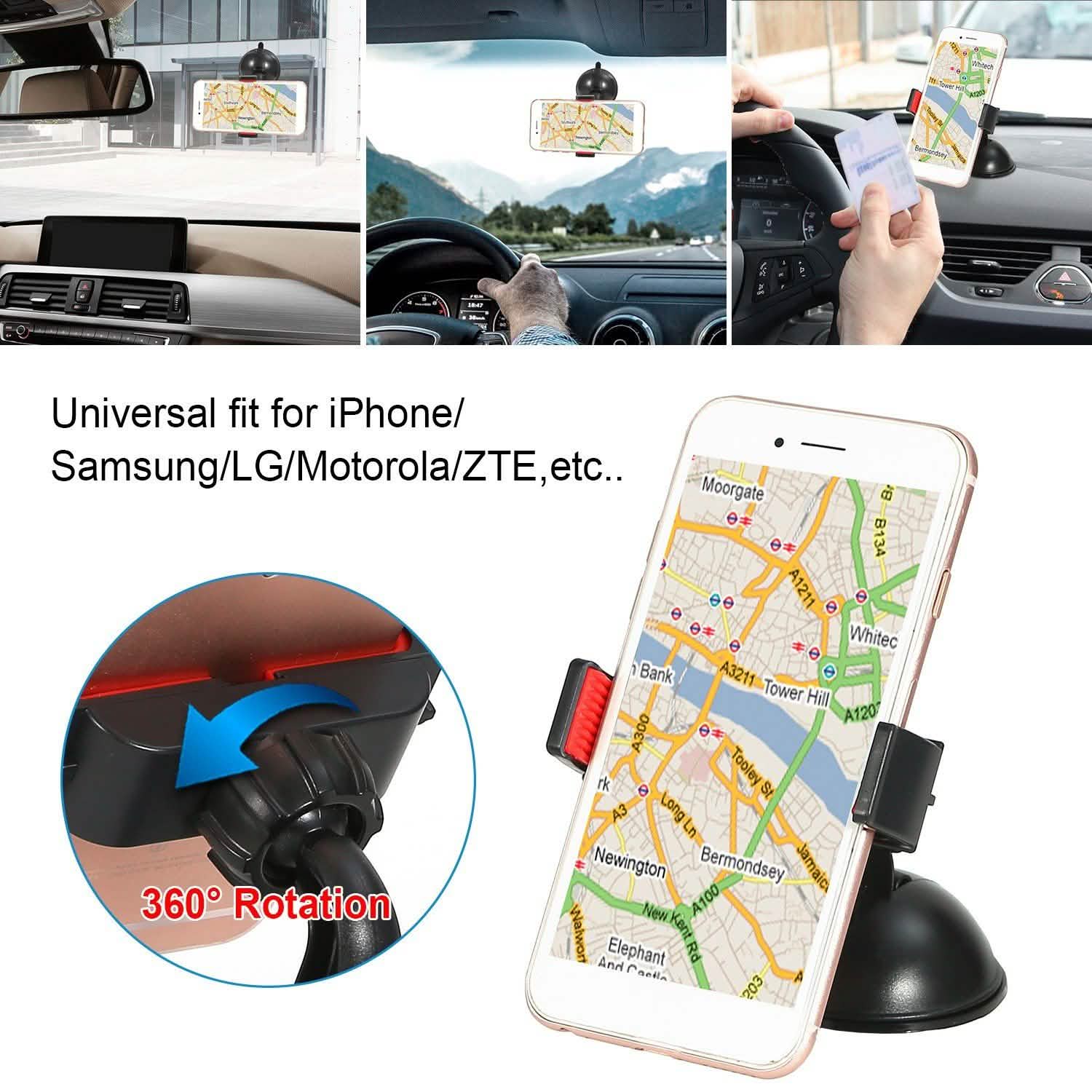 Universal Car Windshield Mount Holder