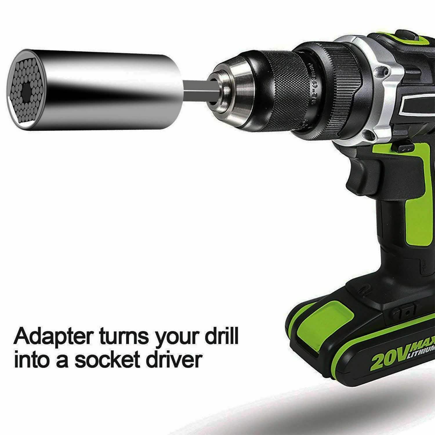 Universal Drill Socket Gadget Adapter Set