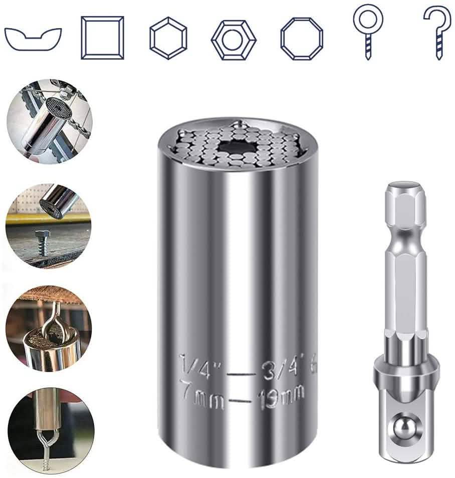 Universal Drill Socket Gadget Adapter Set