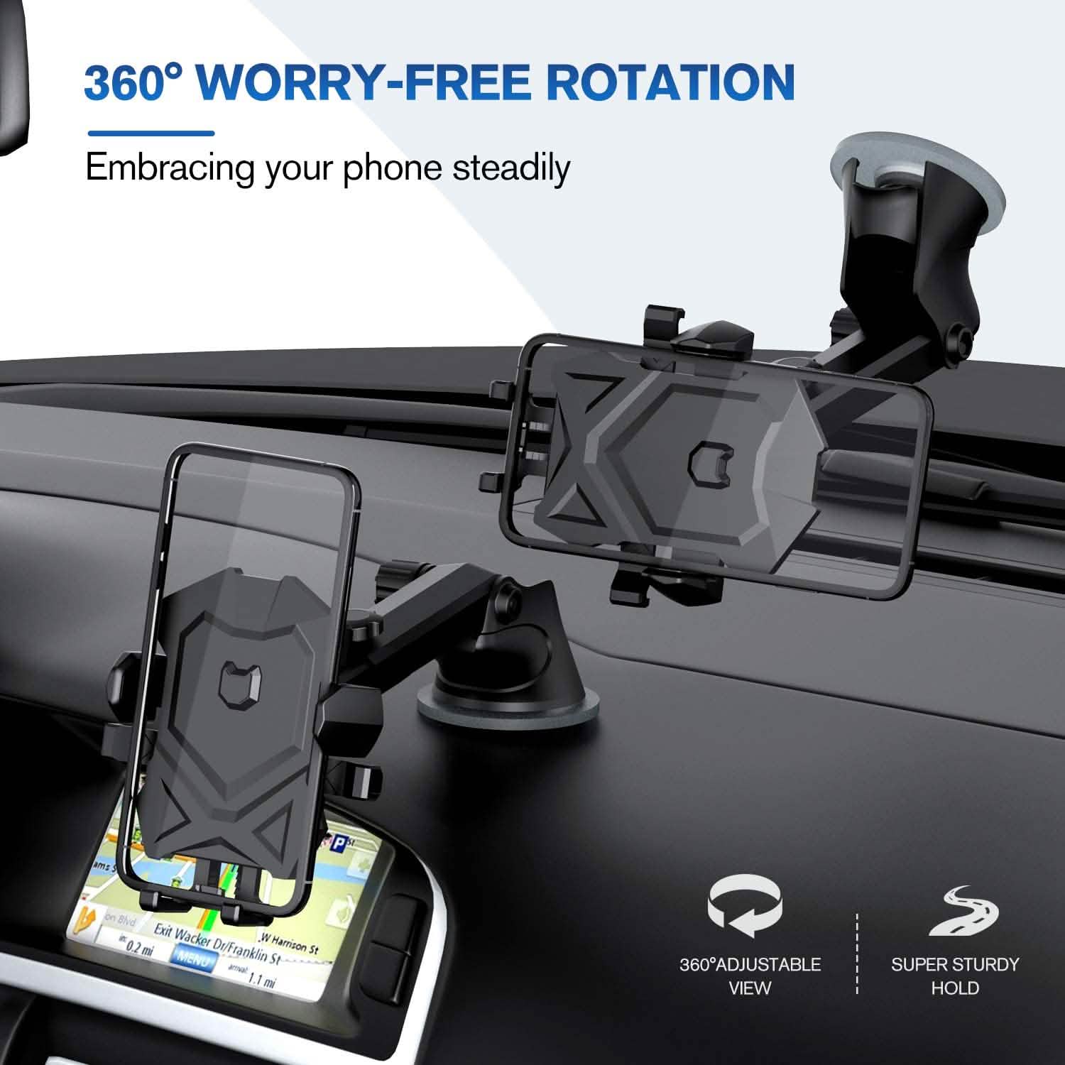Universal Long Neck Car Mount Holder