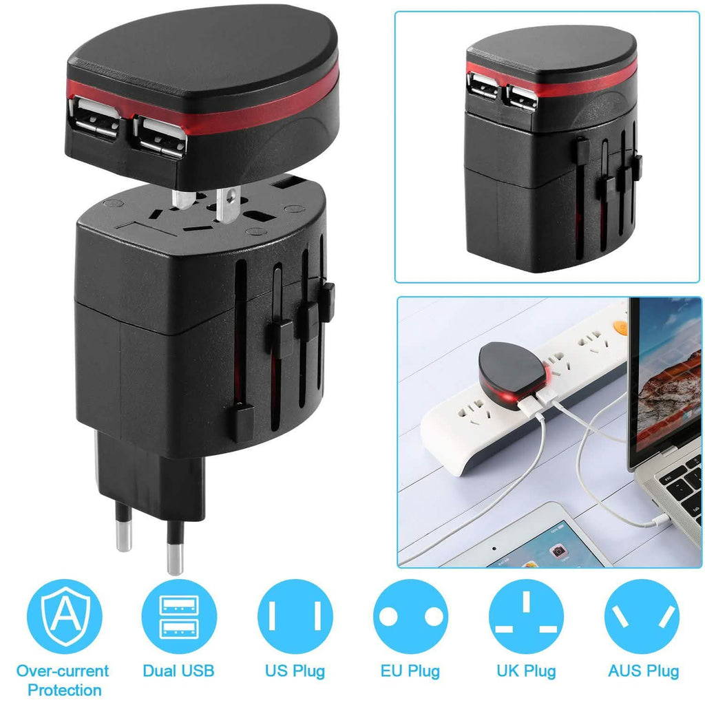 Universal Travel Power Adapter All in One Wall Charger