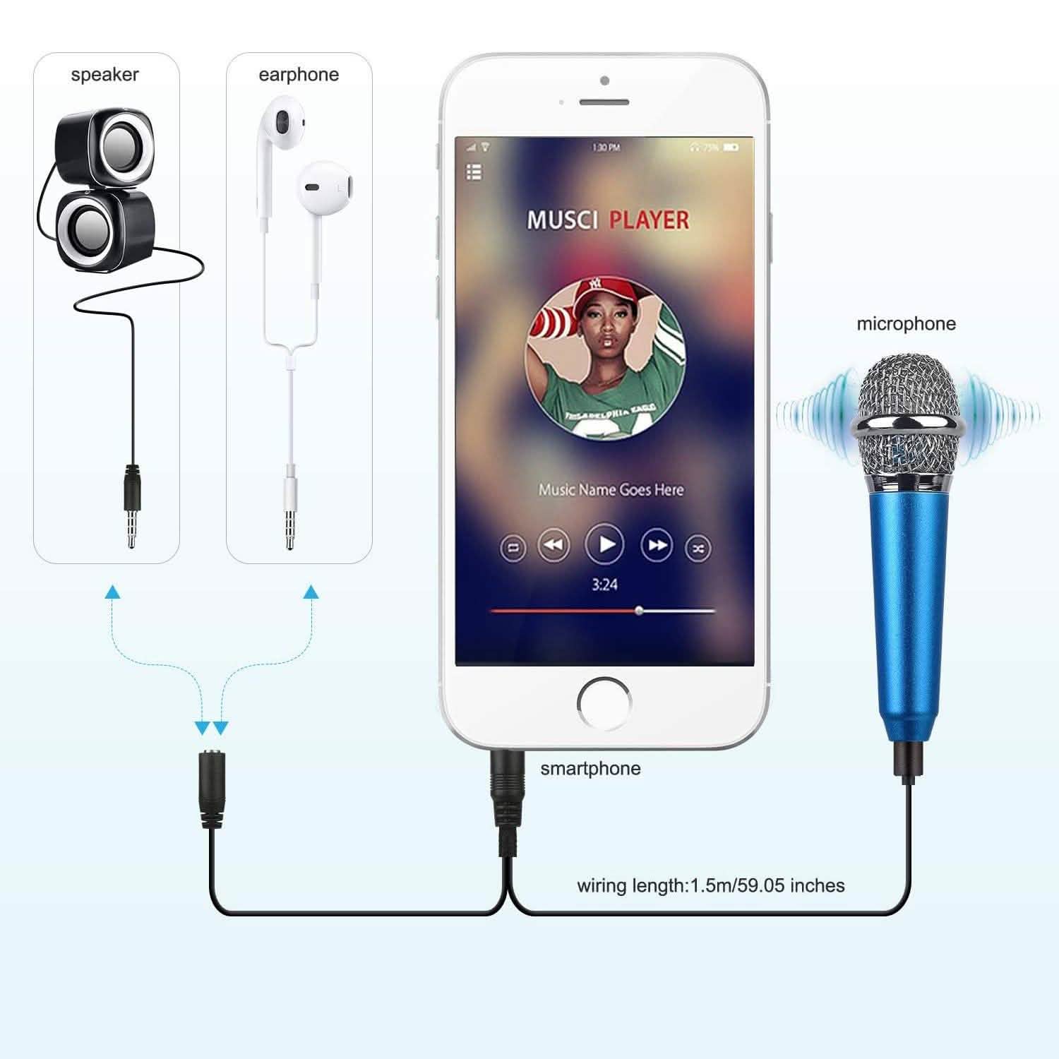Uniwit Mini Portable Vocal/Instrument Microphone