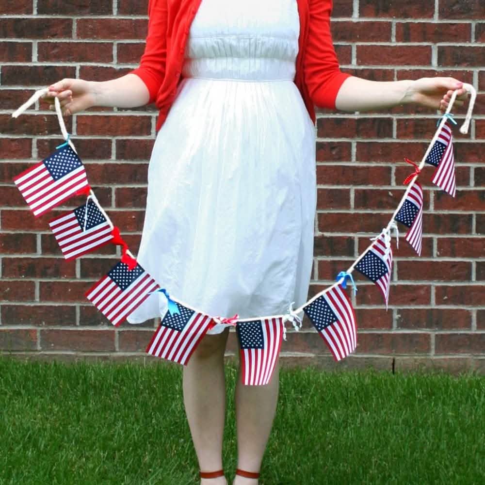USA American String Pennant Banners