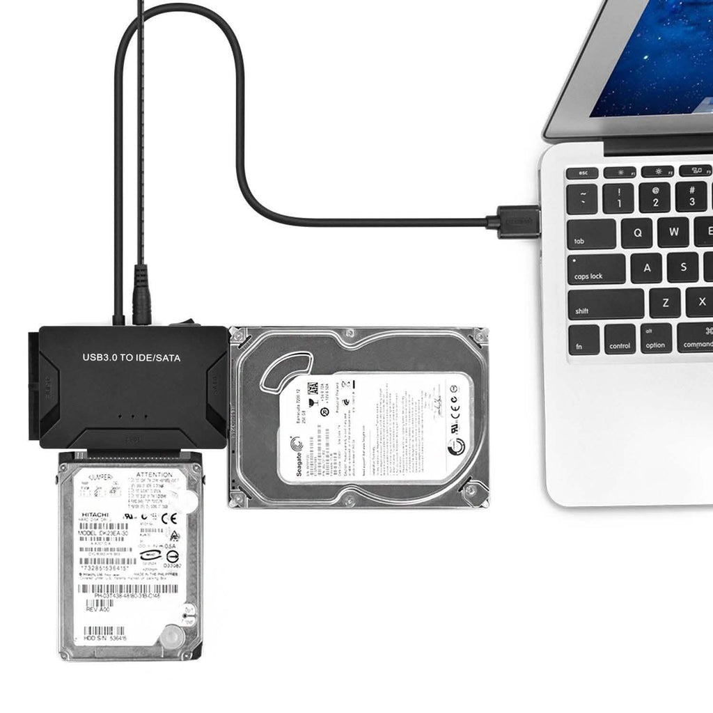 USB 3.0 to 2.5'' 3.5" IDE SATA Converter Adapter External Hard Drive Cable Kits