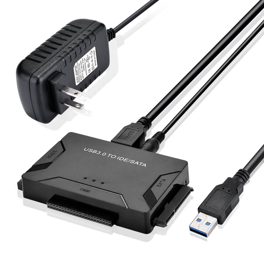 USB 3.0 to 2.5'' 3.5" IDE SATA Converter Adapter External Hard Drive Cable Kits