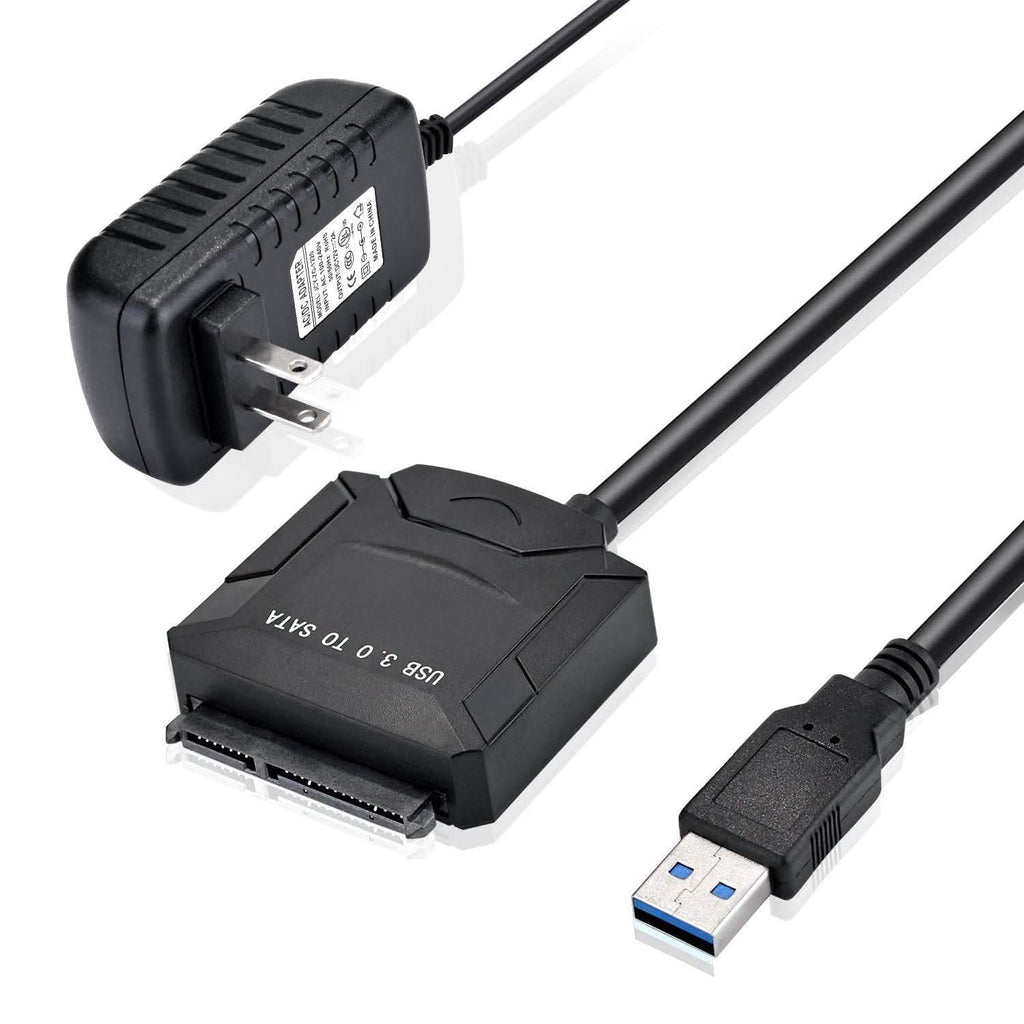 USB 3.0 to SATA Converter Adapter for 2.5"/3.5"SATA HDD/SSD Hard Drive Disks