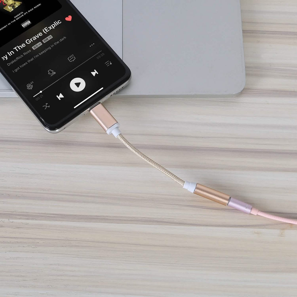 USB-C Type C Adapter Port to 3 .5mm Aux Audio Jack