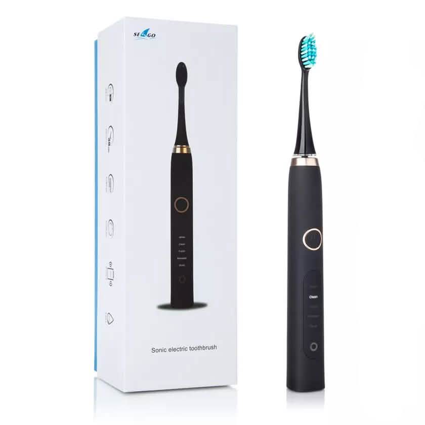 USB Electric Toothbrush with 4 Replacement Heads