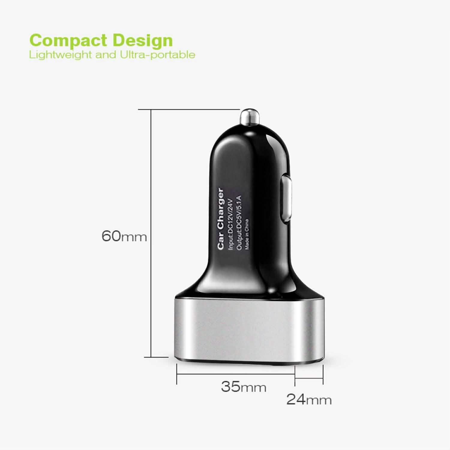 USB Port Cigarette Lighter Charger 30W 5.5A