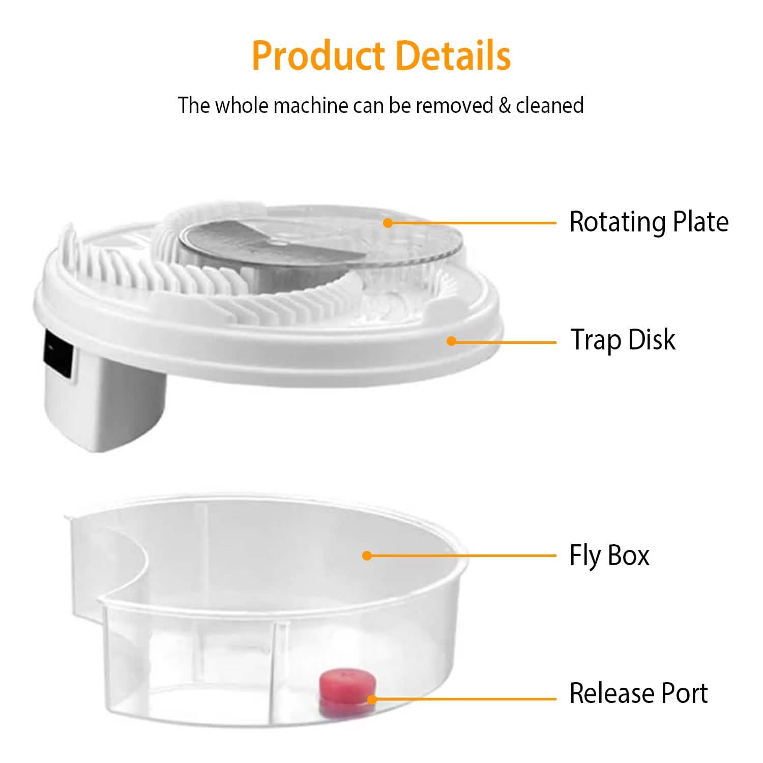 USB powered Electric Fly Trap Automatic Flycatcher