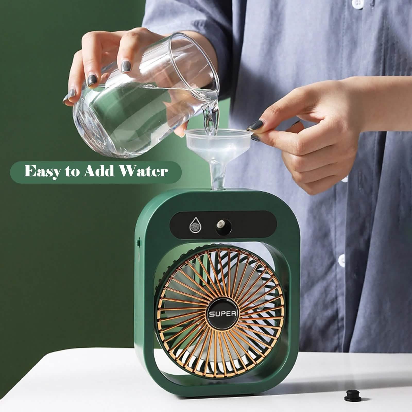 USB Rechargeable Desktop Spray Fan