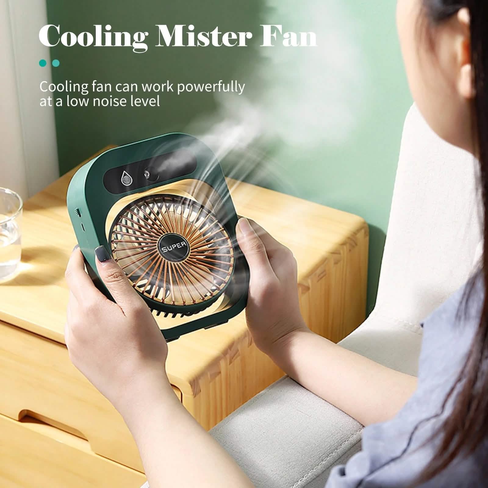 USB Rechargeable Desktop Spray Fan
