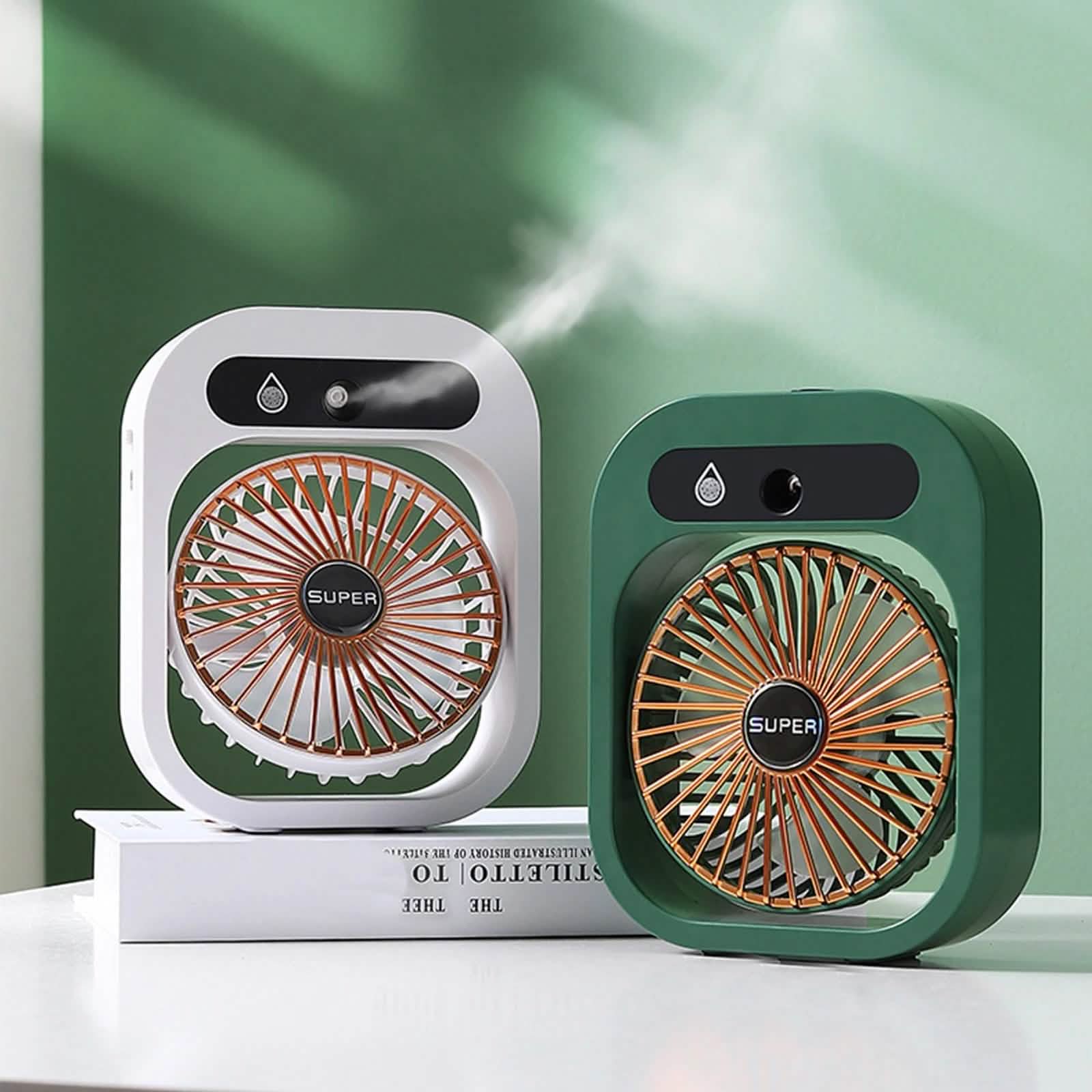 USB Rechargeable Desktop Spray Fan