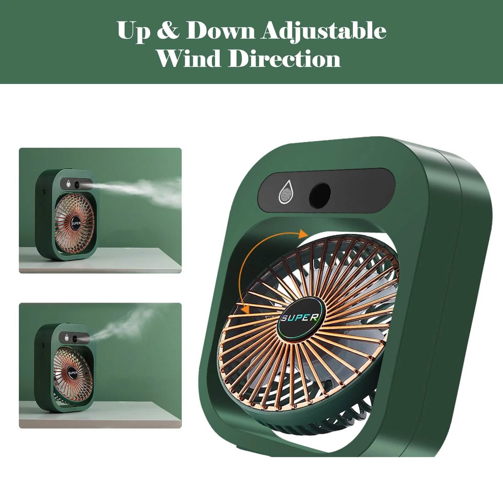 USB Rechargeable Desktop Spray Fan