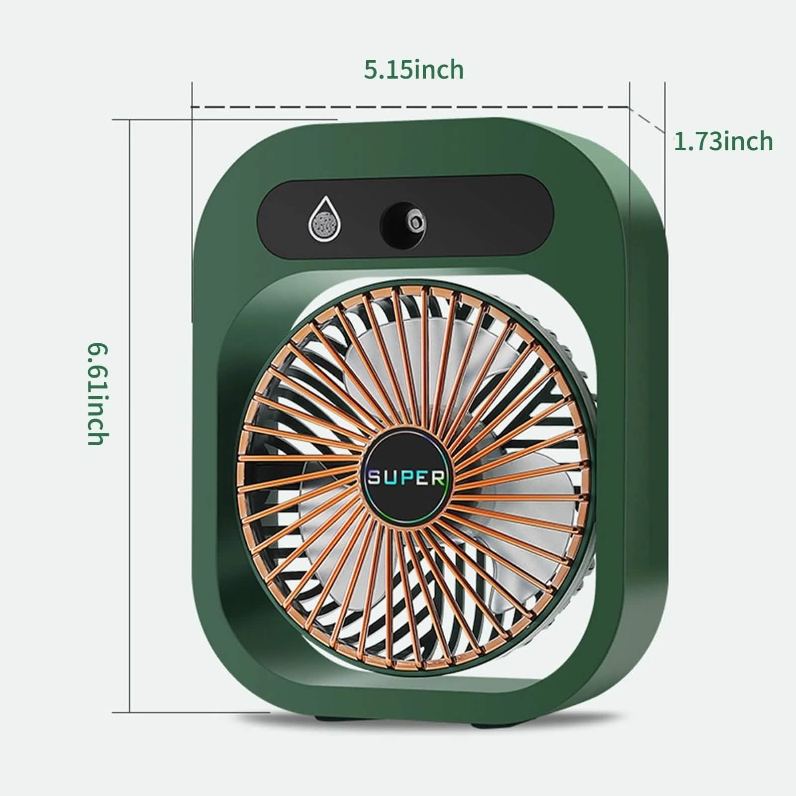 USB Rechargeable Desktop Spray Fan