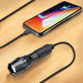 USB Rechargeable Flashlight and Powerbank