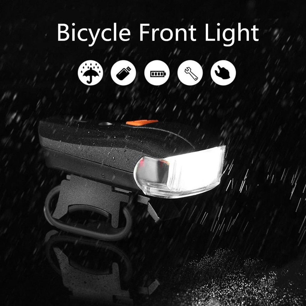 USB Rechargeable Headlight USB Flashlight Bike Bicycle 2LEDs 5modes Smart Sensor Super Bright Bike Light Front And Back Night Riding Spot lamp Electric Car Front Torch For Adults Kids Men Women