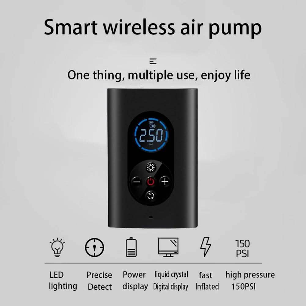 USB Rechargeable Intelligent Air Pump Car Portable
