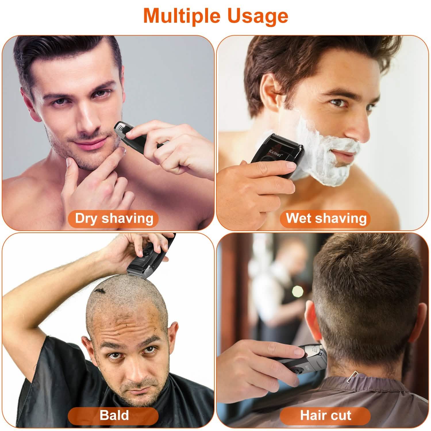 USB Rechargeable Men Electric Shaver