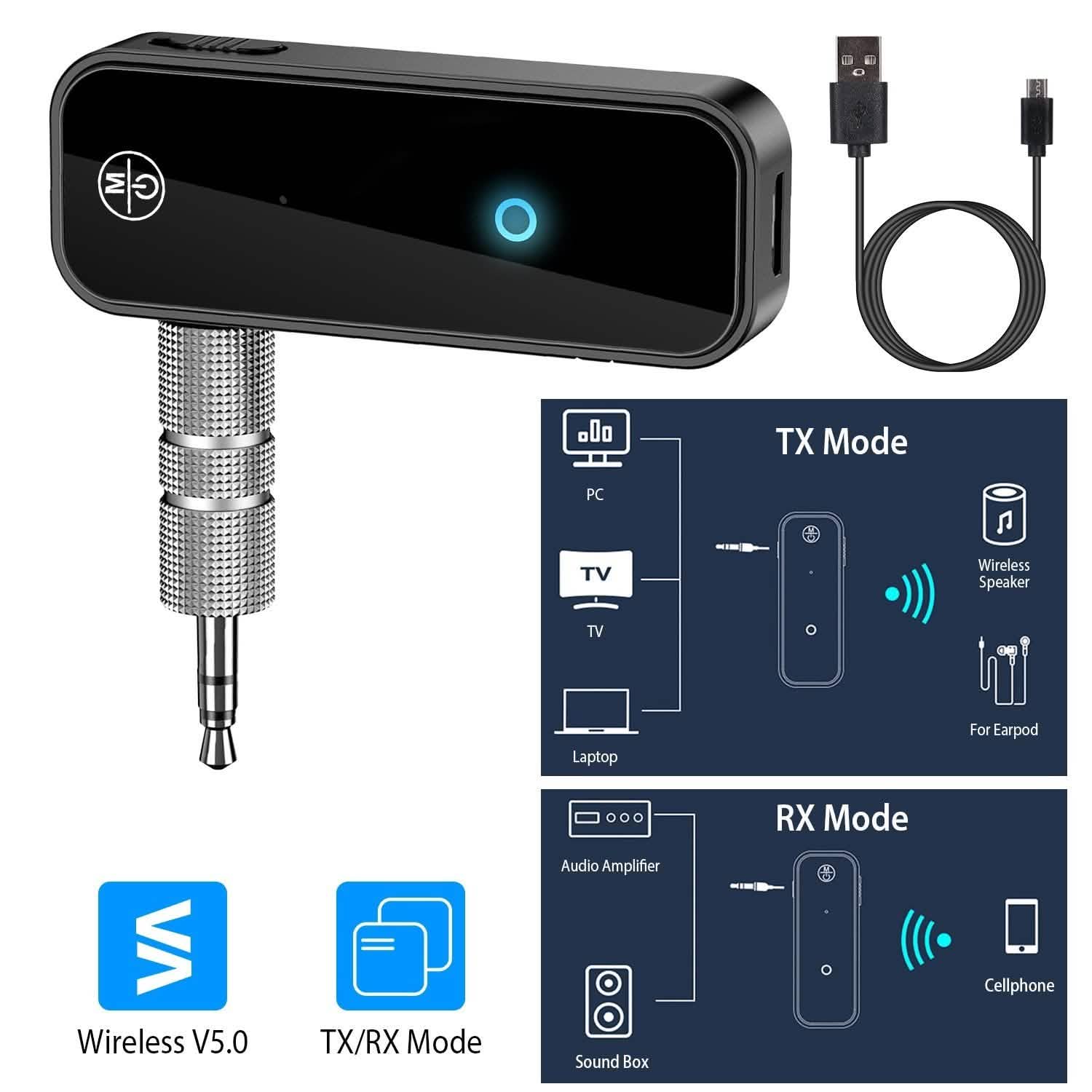 USB Wireless v5.0 Transmitter Receiver