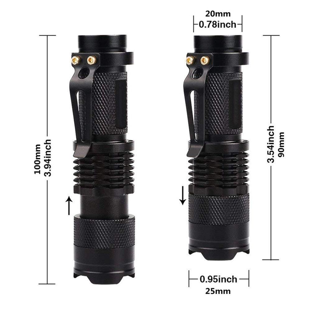 UV 365nm light wood's lamp Rechargeable Portable Mini Handheld Fluorescent Agent  Purple Light USB Ultraviolet Flashlight Detection Flashlight For Dog Urine Pet Stains 370nm